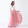 imageCHICWISH Womens Timeless Favorite Chiffon Maxi Prom Party SkirtPink