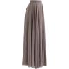 imageCHICWISH Womens Timeless Favorite Chiffon Maxi Prom Party SkirtTaupe