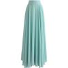 imageCHICWISH Womens Timeless Favorite Chiffon Maxi Prom Party SkirtMint