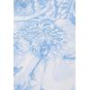 imageCHICWISH Women Wide Leg Pants Floral Printed High Elastic Waist Belted Summer Casual Long Trousers with PocketsBlue
