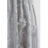 imageCHICWISH Womens 3D Mesh Flower Embroidered Tulle Midi SkirtGrey3d Mesh Flower