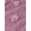 imageCHICWISH Womens 3D Mesh Flower Embroidered Tulle Midi SkirtLilac3d Mesh Flower