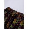 imageCHICWISH Womens Fall Tulle Midi Skirt Print DoubleLayered Skirt High Elastic Waist Tutu Mesh SkirtsYellow