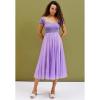 imageCHICWISH Womens Lavender Layered Mesh Ballet Prom Party Tulle Tutu ALine Maxi Skirt