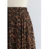 imageCHICWISH Womens Leopard Watercolor Brown Maxi Floral Chiffon Slip Skirt Size 3XL4XL