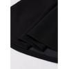 imageCHICWISH Women ColdShouder Midi Dress Big Bow Long Sleeve Elegant Dress Balck Flare Mini Dress with Side Pockets Black