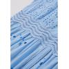 imageCHICWISH Women Cutwork Embroidered Eyelet Midi Dress V Neck Short Sleeve Casual Summer Cotton Vacation Long DressBlue