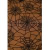 imageCHICWISH Women Halloween Tulle Skirt Cobweb Pattern Fairy A Line High Elastic Waist Mesh Layered Midi SkirtPumpkin