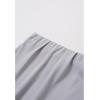 imageCHICWISH Women Satin Midi Skirt High Waist A Line Flared Solid Skirts Summer Elegant Party Flowy Long SkirtsGrey