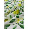 imageCHICWISH Women V Neck Sleeveless Cotton Midi Dress Lemon Printed Button Beach Vacation Summer Long Dress with Side PocketsGreen