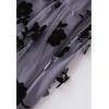 imageCHICWISH Womens 3D Posy Mesh Wrap Puff Sleeves Maxi DressGrey3d Posy Dress