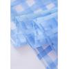 imageCHICWISH Womens Hot PinkBlue Check Halter Neck Tie Waist Maxi DressBlue