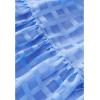 imageCHICWISH Womens Hot PinkBlue Check Halter Neck Tie Waist Maxi DressBlue