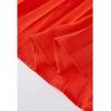 imageCHICWISH Womens OrangeGreenBlack Sash Adorned Pleated Wrap Sleeveless DressVneckorange