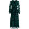 Emerald-3d Posy Dress