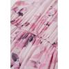 imageCHICWISH Women Halter Neck Maxi Dress Floral Print Sleeveless Flowy Summer Garden Party Long Dresses with Belt MintPink
