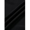 imageCHICWISH Women Satin Short Sleeve Maxi Dress Elegant Boat Neck Cocktail Evening Party Wrap Long DressBlack