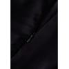 imageCHICWISH Womens ApricotDark GreenBurgundyBlackPistachioTeal Asymmetric Ruched Neckline Sleeveless DressHigh Neckblack