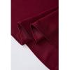 imageCHICWISH Womens ApricotDark GreenBurgundyBlackPistachioTeal Asymmetric Ruched Neckline Sleeveless DressHigh Neckburgundy