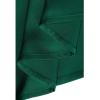 imageCHICWISH Womens ApricotDark GreenBurgundyBlackPistachioTeal Asymmetric Ruched Neckline Sleeveless DressHigh Neckdark Green