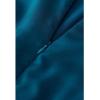 imageCHICWISH Womens ApricotDark GreenBurgundyBlackPistachioTeal Asymmetric Ruched Neckline Sleeveless DressHigh Neckteal