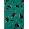 imageCHICWISH Green Tulle Midi Skirt Elegant Glitter Velvet Rose Mesh Skirts High Waist ALine Layered Midi Long Tutu SkirtsGreen