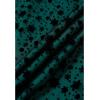 imageCHICWISH Tulle Skirts for Women Velvet Snowflake Mesh Fairy Skirt Elastic High Waist ALine Layered Midi SkirtDark Green