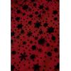 imageCHICWISH Tulle Skirts for Women Velvet Snowflake Mesh Fairy Skirt Elastic High Waist ALine Layered Midi SkirtRed