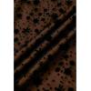 imageCHICWISH Tulle Skirts for Women Velvet Snowflake Mesh Fairy Skirt Elastic High Waist ALine Layered Midi SkirtTan