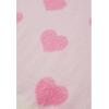 imageCHICWISH Women Cute Fuzzy Hearts Knit Sweaters Soft Long Sleeve Crewneck Romantic Valentine Party Pullover TopsLight Pink