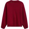imageCHICWISH Women Knit Cardigan Sequin Christmas Tree VNeck Christmas Cardigan Cute Xmas Holiday Sweaters CardiganRedchristmas Tree