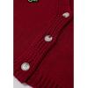 imageCHICWISH Women Knit Cardigan Sequin Christmas Tree VNeck Christmas Cardigan Cute Xmas Holiday Sweaters CardiganRedchristmas Tree