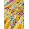 imageCHICWISH Women OffShoulder Maxi Dress Flower Printed Ruffle High Waist Chiffon Dress Yellow Flowy Long Dress with BeltYellow