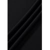 imageCHICWISH Women Satin Long Sleeve Maxi Dress Elegant Boat Neck Wrapped Waist Casual Magenta Spring DressesBlack