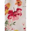 imageCHICWISH Womens Cream Scarf Plunging Vernal Blossom Chiffon Maxi DressCream