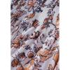 imageCHICWISH Womens Darling Autumn Scenery Tie Neck VNeck Chiffon Maxi DressWhite
