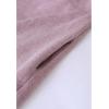 imageCHICWISH Womens GreyDusty PinkCream Wide Lapel Open Front Loose Knit CardiganDusty Pink