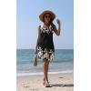 imageDisamer Summer Beach Dresses for Women 2024 Casual Sleeveless Floral Print Pleated Sundress Cover Ups Fashion Maxi Dress