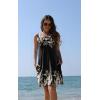 imageDisamer Summer Beach Dresses for Women 2024 Casual Sleeveless Floral Print Pleated Sundress Cover Ups Fashion Maxi Dress