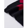 imageCHICWISH Women Romantic Hearts Knit Sweater Puff Long Sleeve Crew Neck Soft Casual Valentines Party Crop Pullover TopsBlack