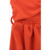 imageCHICWISH Womens MintGreenBlackOrange Twist Cutout Shirred Cami Maxi DressOrange