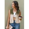 imageDisamer Sleeveless Sweater Vest for Women Crochet Knit Button Down Crop Cardigan Sleeveless Tank Tops with PocketsTriple Green