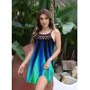 imageDisamer Sundresses for Women 2024 Vacation Beachwear Coverups Summer Halter Dresses Casual Sexy Sleeveless Beach Dress Small