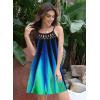 imageDisamer Sundresses for Women 2024 Vacation Beachwear Coverups Summer Halter Dresses Casual Sexy Sleeveless Beach Dress Small