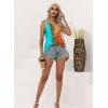 imageDisamer Tank Tops for Women 2025 Summer Casual Button Down Shirts Loose Fit V Neck Sleeveless Tshirt BlouseDye Yellow