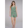 imageDisamer Two Piece Sets for Women Summer Outfits Lounge Sets Shorts Pants Sleeveless Matching Sets Vacation Travel OutfitsLace Green