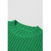 imageCHICWISH Christmas Sweater Cute Gingerbread Graphic Crewneck Holiday Sweaters Long Sleeve Crop Pullover TopsGreen