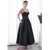 imageCHICWISH Women Bowknot Pleated Maxi Skirt Casual High Waist ALine Prom Party Swing Long Skirts with PocketsBlack