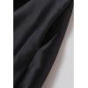 imageCHICWISH Women Bowknot Pleated Maxi Skirt Casual High Waist ALine Prom Party Swing Long Skirts with PocketsBlack