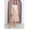 imageCHICWISH Women Off Shoulder Sweater Top Sexy Long Sleeve Mesh Spliced Knit Top Going Out Tunics TopsCream